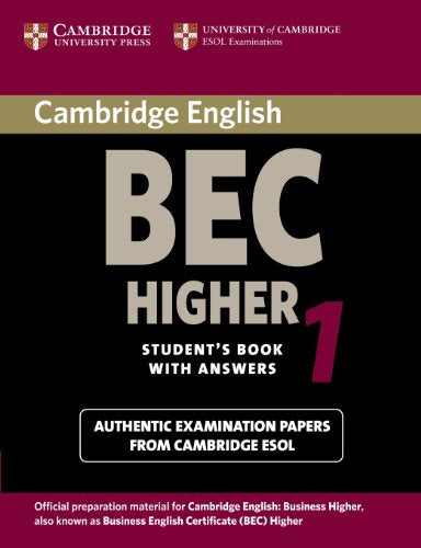 Cambridge BEC Higher 1