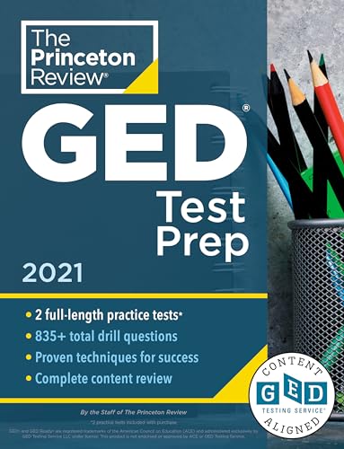 Princeton Review GED Test Prep, 2021