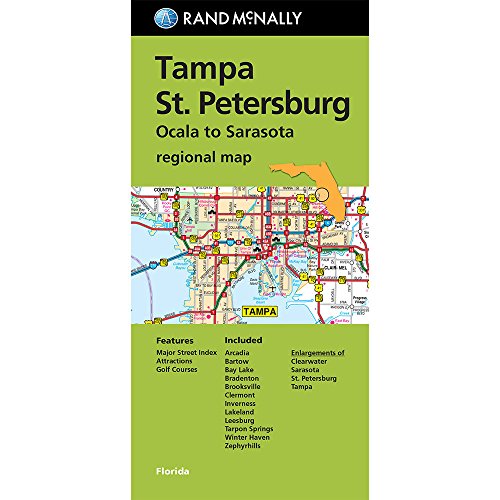 Rand McNally Tampa/St. Petersburg, Florida Regional Map