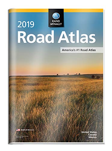 Rand McNally 2019 Road Atlas with Protective Vinyl Cover