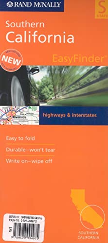 Rand McNally Easy to Fold Southern California