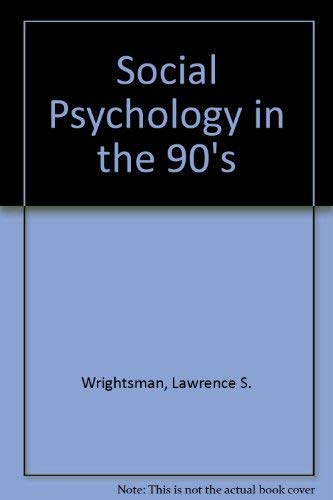 Social Psychology in the 90's
