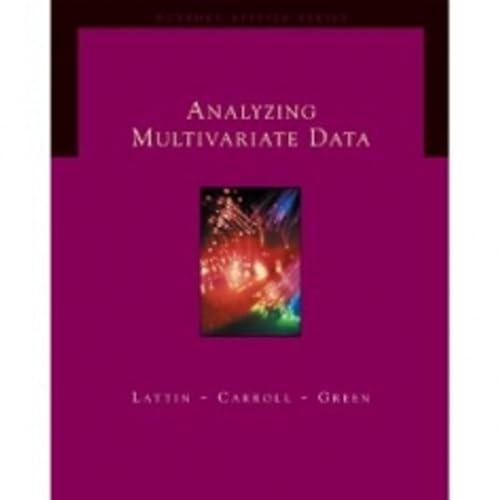 Analyzing Multivariate Data