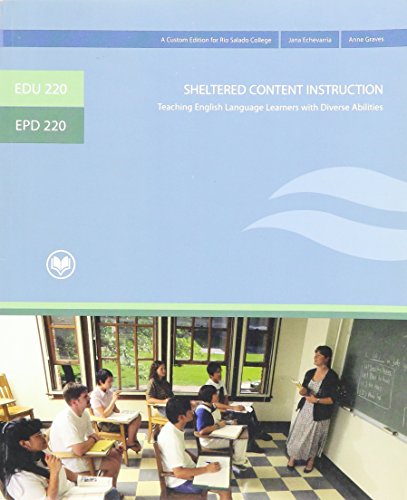 Sheltered Content Instruction: Teaching English Language Learners with Diverse Abilities