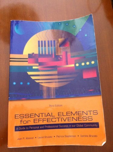 Essential Elements for Effectiveness