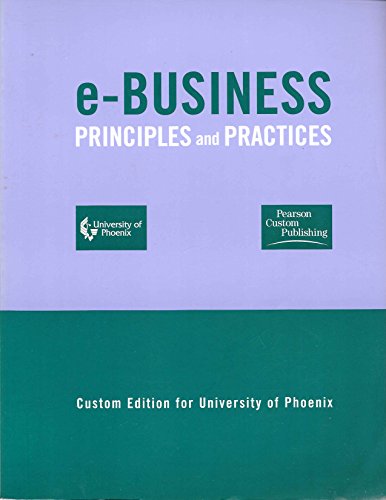 e-business Principles and Practices (Univ. of Phoenix)