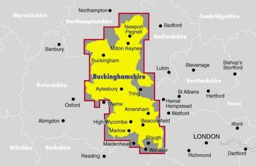 Ordnance Survey Buckinghamshire Street Atlas