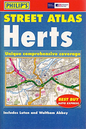 Ordnance Survey Hertfordshire Street Atlas
