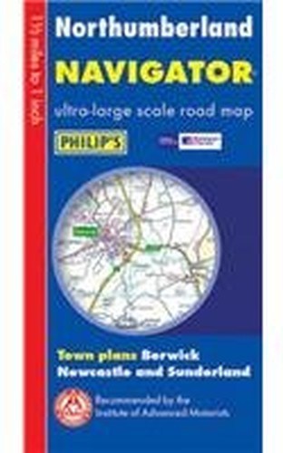Philip's Navigator Road Map Northumberland