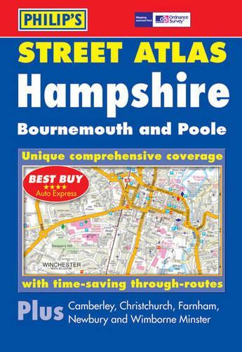 Philip's Street Atlas Hampshire, Bournemouth and Poole