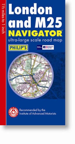 London and M25 Navigator Map