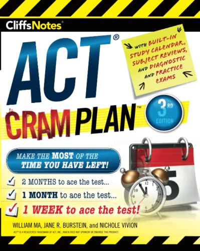Cliffsnotes ACT Cram Plan, 3rd Edition