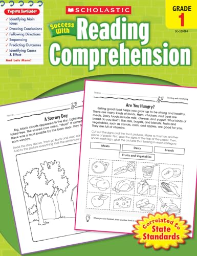 Scholastic Success with Reading Comprehension: Grade 1 Workbook