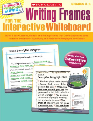 Writing Frames for the Interactive Whiteboard