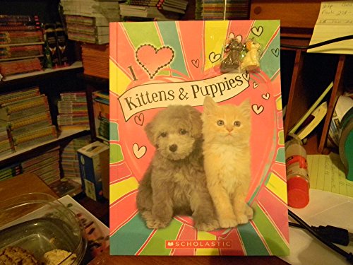 I Love Kittens Puppies Activity Booklet includes kitten and puppy charms stickers