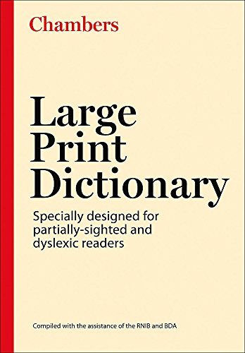 Chambers Large Print Dictionary, 2nd edition