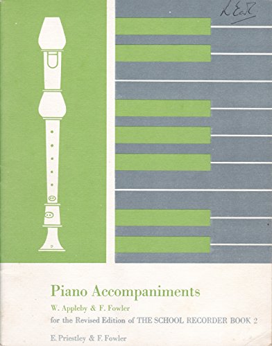 Piano Accompaniments for School Recorder Books