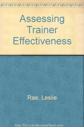 Assessing Trainer Effectiveness