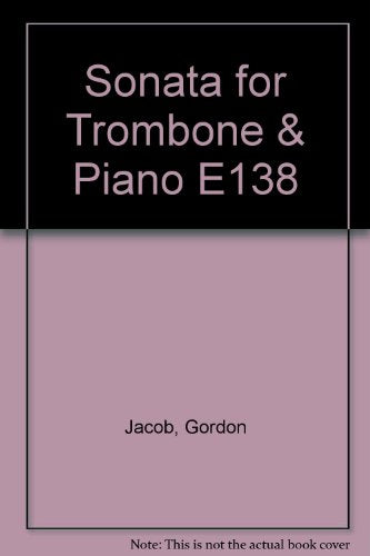 Sonata For Trombone And Piano