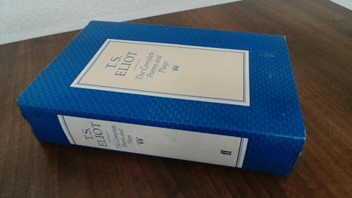 Complete Poems and Plays of T.S. Eliot