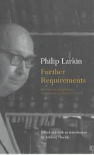 Further Requirements