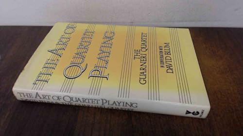 The Art of Quartet Playing