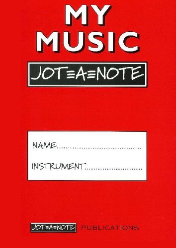 JOT1R My Music Jot-A-Note Practice Book Red