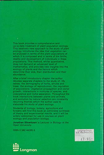 Introduction to Plant Population Ecology