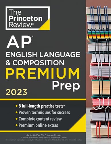 Princeton Review AP English Language & Composition Premium Prep, 2023