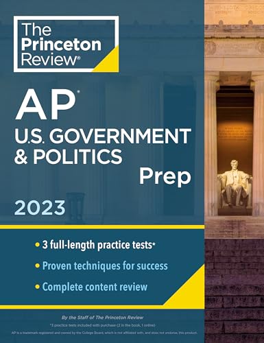 Princeton Review AP U.S. Government & Politics Prep, 2023