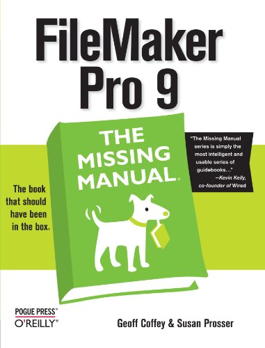 Filemaker Pro 9 the Missing Manual