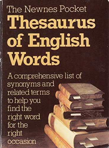 Pocket Thesaurus of English Words