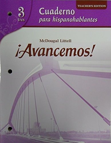 ?Avancemos!: Cuaderno para hispanohablantes W