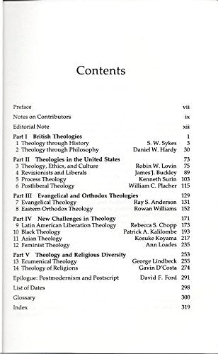 The Modern Theologians