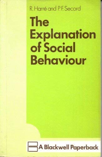 The Explanation of Social Behaviour