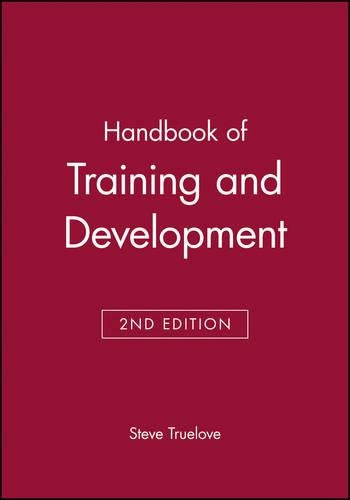 Handbook of Training and Development