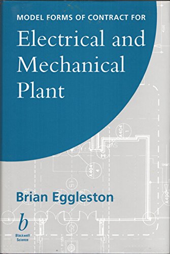Model Forms of Contract for Electrical and Mechanical Plant