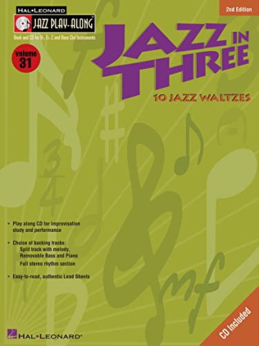 Jazz in Three: Jazz Play-Along Volume 31 (Hal Leonard Jazz Play-Along)