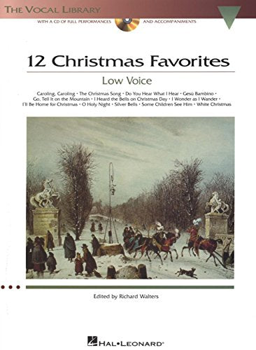 12 Christmas Favorites - Low Voice: The Vocal Library Low Voice