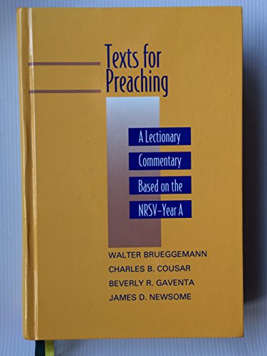 Texts for Preaching, Year A