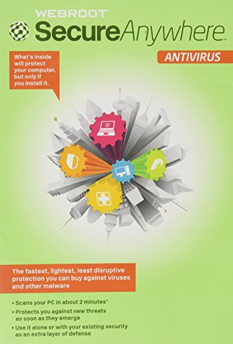 Webroot SecureAnywhere Antivirus - 1 Year Subscription