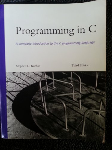 Programming in C