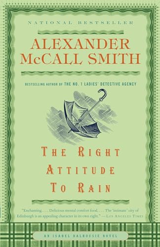 The Right Attitude to Rain Book The Isabel Dalhousie Series