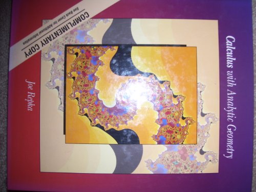 Calculus with Analytic Geometry