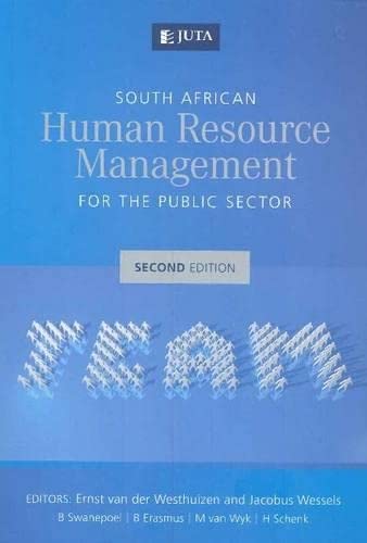 South African human resource management for the public sector