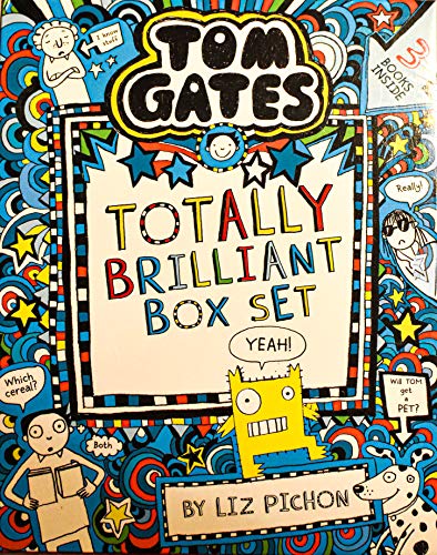 Tom Gates Series 2: 3 Books Collection Set by Liz Pichon; Totally Brilliant Box Set : Book 6: Extra Special Treats (not) (2014), Book 7: A Tiny Bit Lucky (2015), Book 8: Yes! No (Maybe) (2015)