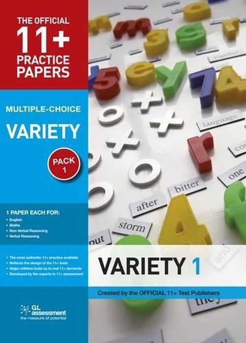 11+ Practice Papers, Variety Pack 1, Multiple Choice