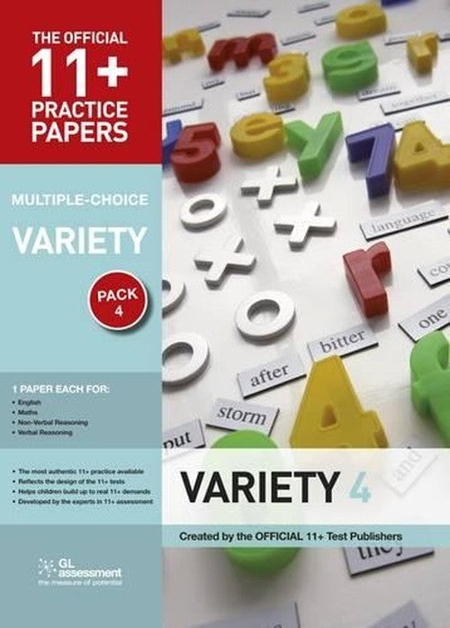 11+ Practice Papers, Variety Pack 4, Multiple Choice
