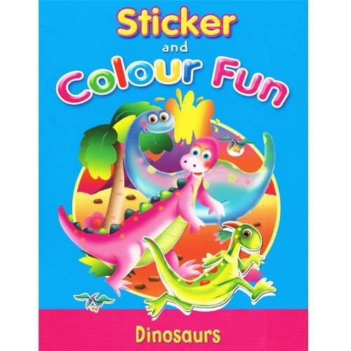 Sticker and Colour Fun - Dinosaurs