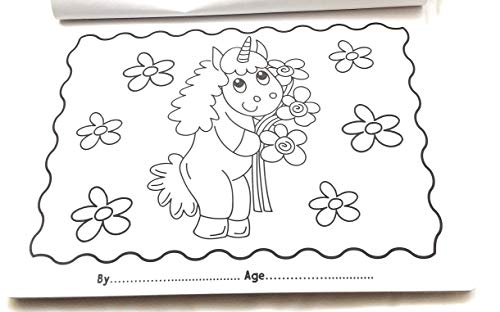 I Love to Colour My Placemat Unicorns Large Colouring Book